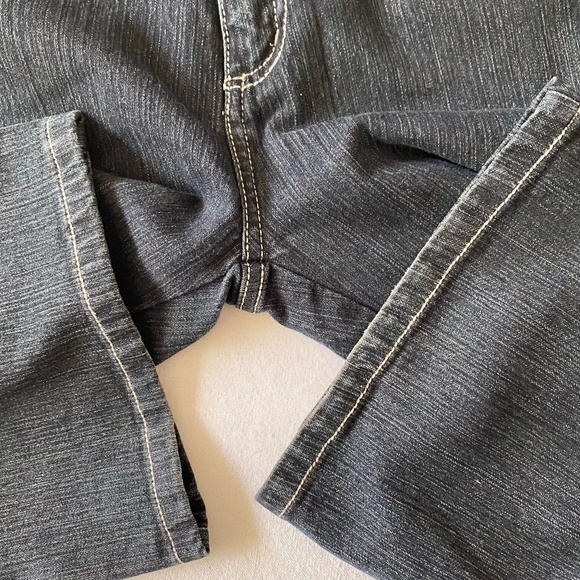 Roadrunner Women's Sz12x31 Dark Denim Straight Leg Stretch Jeans - Picture 10 of 16